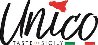 UNICO TASTE OF SICILY trademark