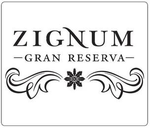 ZIGNUM GRAN RESERVA trademark