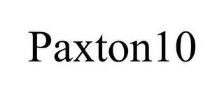 PAXTON10 trademark