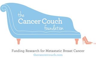 THE CANCER COUCH FOUNDATION FUNDING RESEARCH FOR METASTATIC BREAST CANCER THECANCERCOUCH.COM trademark