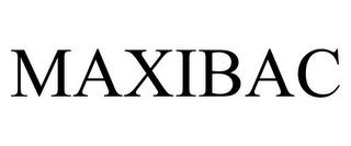 MAXIBAC trademark