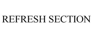 REFRESH SECTION trademark