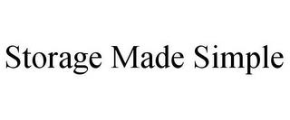 STORAGE MADE SIMPLE trademark