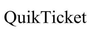 QUIKTICKET trademark