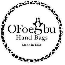 OFOEGBU HAND BAGS MADE IN USA trademark