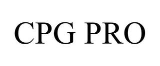 CPG PRO trademark