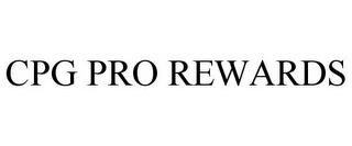 CPG PRO REWARDS trademark