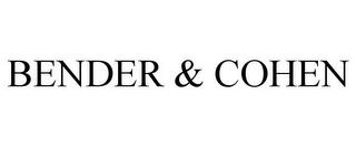 BENDER & COHEN trademark