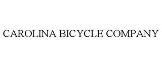 CAROLINA BICYCLE COMPANY trademark