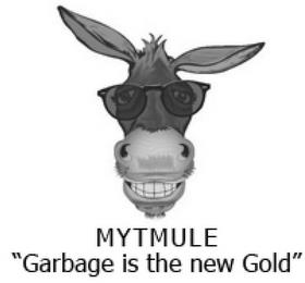 MYTMULE "GARBAGE IS THE NEW GOLD" trademark