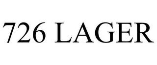 726 LAGER trademark