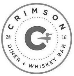 C CRIMSON DINER + WHISKEY BAR 2016 trademark