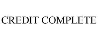 CREDIT COMPLETE trademark