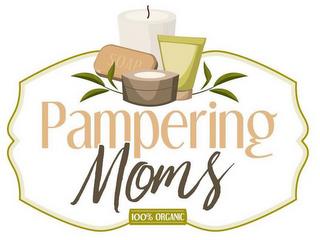 SOAP PAMPERING MOMS 100% ORGANIC trademark