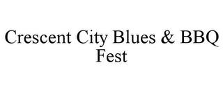 CRESCENT CITY BLUES & BBQ FEST trademark