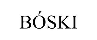 BÓSKI trademark