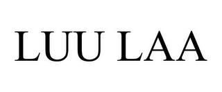 LUU LAA trademark