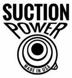 SUCTION POWER MADE IN USA trademark