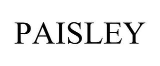 PAISLEY trademark