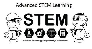 ADVANCED STEM LEARNING STEM SCIENCE · TECHNOLOGY · ENGINEERING · MATHEMATICS trademark