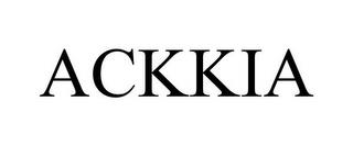 ACKKIA trademark