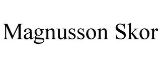 MAGNUSSON SKOR trademark