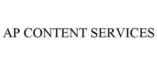 AP CONTENT SERVICES trademark