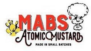 MABS' ATOMIC MUSTARD MADE IN SMALL BATCHES trademark