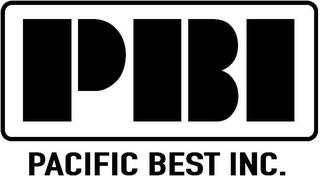 PBI PACIFIC BEST INC. trademark