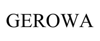 GEROWA trademark