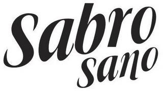 SABRO SANO trademark