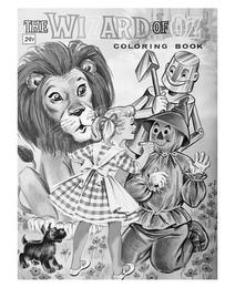 THE WIZARD OF OZ COLORING BOOK 29¢ trademark