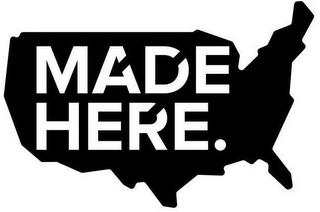 MADE HERE. trademark