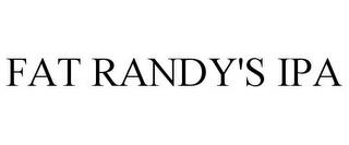 FAT RANDY'S IPA trademark