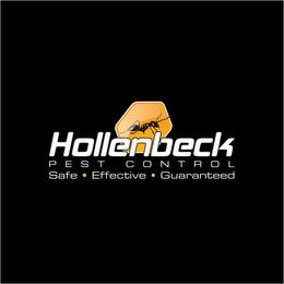 HOLLENBECK PEST CONTROL · SAFE · EFFECTIVE · GUARANTEEDVE · GUARANTEED trademark