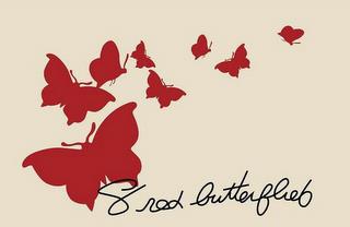 8 RED BUTTERFLIES trademark