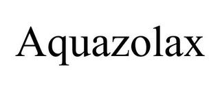 AQUAZOLAX trademark