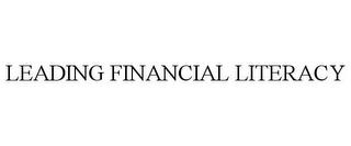 LEADING FINANCIAL LITERACY trademark