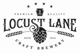 LL LOCUST LANE CRAFT BREWERY ESTD 2016 , PREMIUM QUALITY trademark