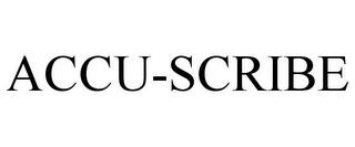 ACCU-SCRIBE trademark