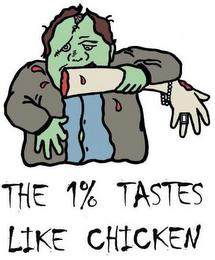 THE 1% TASTES LIKE CHICKEN trademark