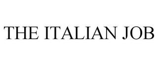 THE ITALIAN JOB trademark