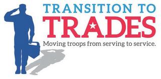 TRANSITION TO TRADES MOVING TROOPS FROM SERVING TO SERVICE. trademark