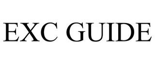 EXC GUIDE trademark