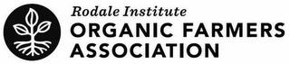 RODALE INSTITUTE ORGANIC FARMERS ASSOCIATION trademark