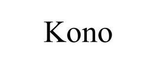 KONO trademark