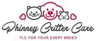 PHINNEY CRITTER CARE TLC FOR YOUR EVERY BREED trademark