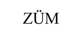 ZÜM trademark