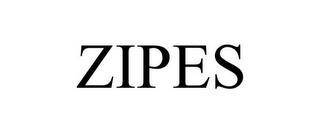 ZIPES trademark