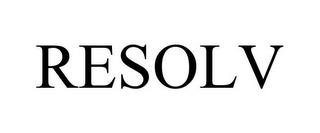 RESOLV trademark